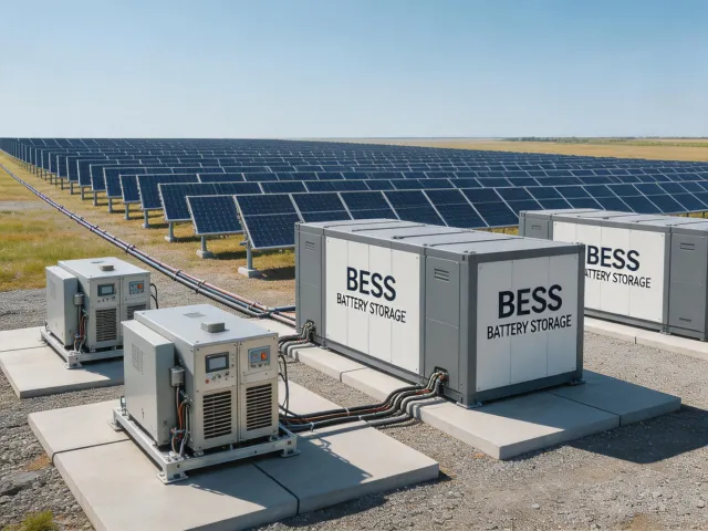 Solar and storage site
