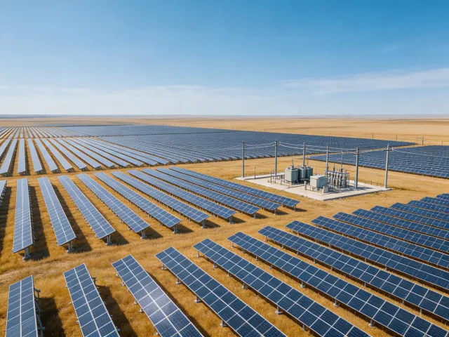 Utility solar project
